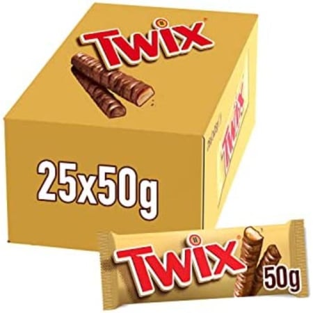 تويكس كبير25×50جم  |  Twix Chocolate Bar 25x50gm