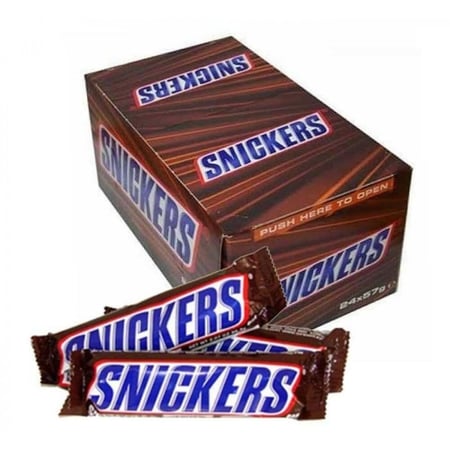 سنكرز وسط 20×30 جم | Snickers Chocolate Medium 20x30gm