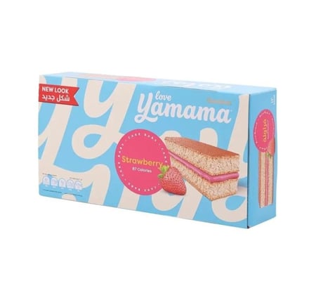 كيك يمامه فراوله 12×20 جم | Yamama Cake Strawberry 12x20gm