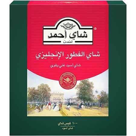 شاي احمد احمر فطور انجليزي 100  |  Ahmad Tea London English Breakfast Black Tea 100 Bags