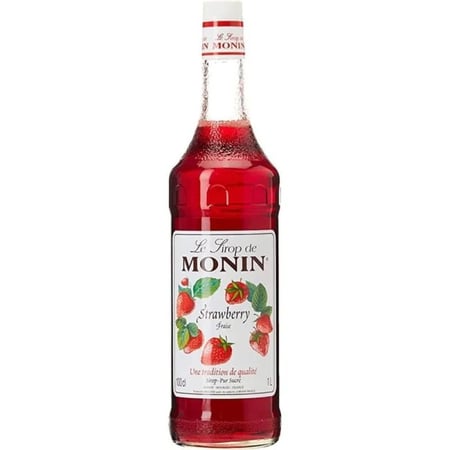 شراب مونين نكهة الفراولة 1 لتر  |  Monin Strawberry Syrup 1L