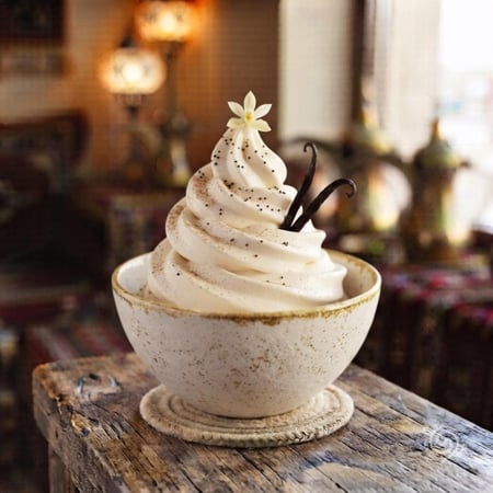 مزيج ايسكريم فانيلا كواليتي 1 لتر | Quality Soft Ice Cream Vanilla 1L
