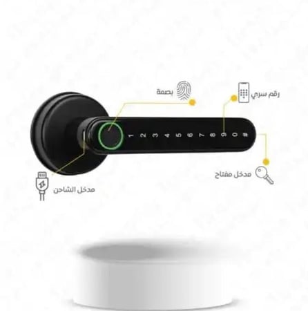 بطاريات طويلة الأمد مع منفذ طوارئ USB ومفتاح احتياطي لراحة بالك