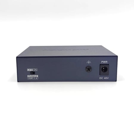 switch poe hikvision ds 3e0105p e b 4 port uplink 60 watt سويتش poe كا