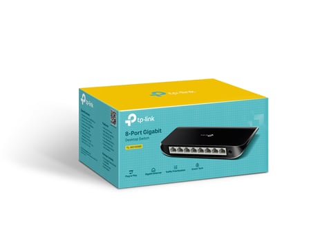 سويتش (TP-Link) جيجابايت  8 منافذ TL-SG1008D