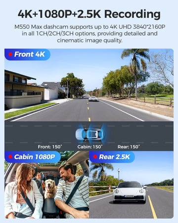 داش كام ازدوم ( AZDOME ) M550 MAX 4K