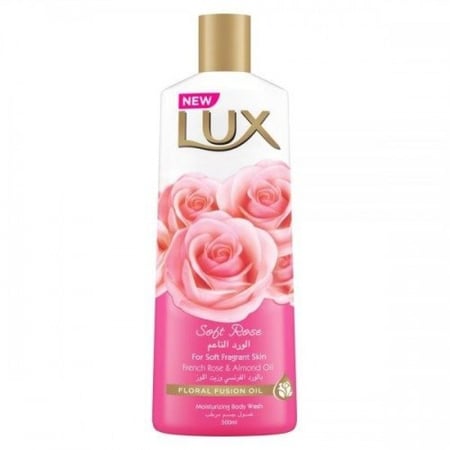 Lux Sobt Rose Moisturizing Body Wash French Rose Almond Oil 500ml