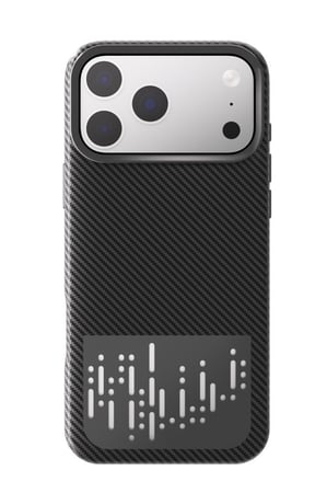 كفر كاربون فايبر اسود من اكس وولف لايفون 15 برو