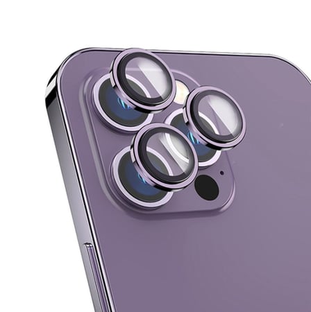 X-WOLF اكس وولف حماية عدسة ياقوت ايفون 14برو/14برو ماكس