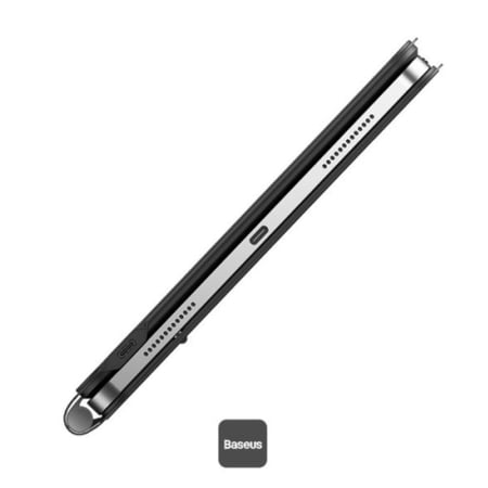 بيسوس حافظة كيبورد لوحة المفاتيح المغناطيسية من سلسلة Baseus Brilliance لجهاز iPad Pro 11 بوصة (2018 إلى 2022) وiPad Air4/5/6 10.9 بوصة - تصميم عربي، قابلة للفصل، بطارية 150 ساعة - رمادي
