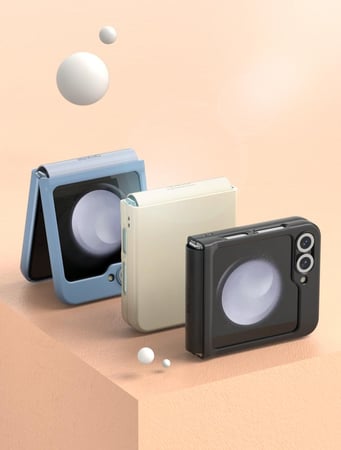 اراري كفر حماية Galaxy Z Flip6 ازرق