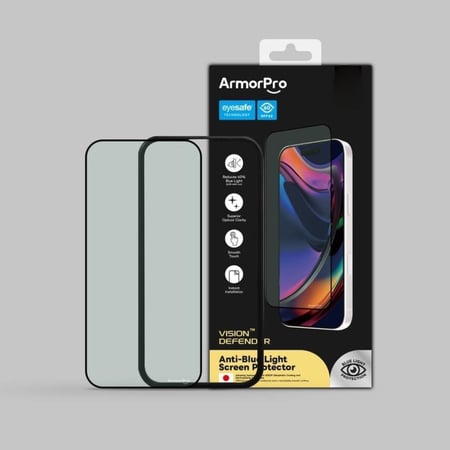 ارمور برو الياباني فيجون حماية شاشة زجاجية ايفون ١٥ برو ماكس شفاف