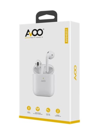 افو - سماعة شبيه ايربودز الاصدار الثاني