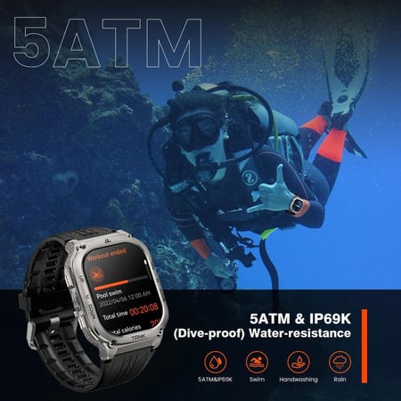 ساعة كوسبت تانك M3 اصدار خاص مقاس 49 مم - فضي