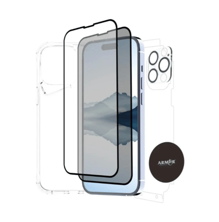 بكج حمايه ارمر 7 في 1 الاصلي لايفون 13