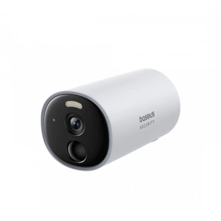 بيسوس - B1 outdoor كاميرا مراقبة خارجية بدقة 2K عدسة عريضة 145 درجة - ابيض