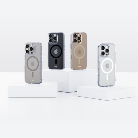 ارمور برو اليابانية غلاف  D3O ماق سيف لأجهزة ايفون 16  شفاف - ابيض