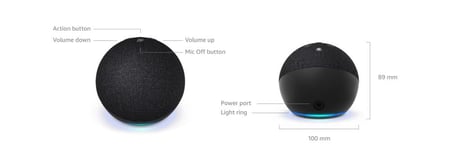 مكبر صوت ذكي Amazon Echo Dot مع Alexa