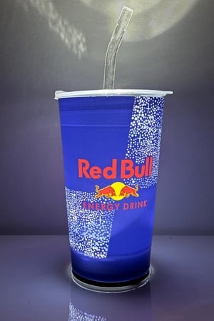 كوب ريدبول ازرق