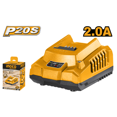 شاحن بطارية ليثيوم 20 فولت 2 امبير P20S