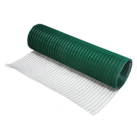 شبك حديد ملبس 10 كيلو معزول بمادة PVC  متوفر بمقاسيين