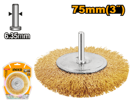 فرشاة سلك دريل 75 ملم 3 بوصة