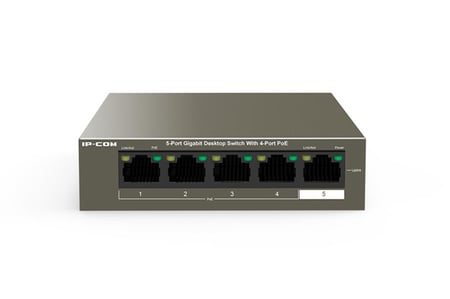 سويتش شبكة IP-COM G1105P-4-63W مُدار سحابياً 8 منافذ جيجابت PoE بقدرة 102W مع منفذ SFP
