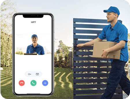جرس باب ذكي  EZVIZ HP7 بشاشة 7 بوصة