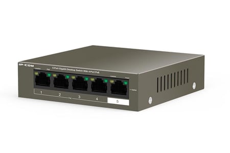 سويتش شبكة IP-COM G1105P-4-63W مُدار سحابياً 8 منافذ جيجابت PoE بقدرة 102W مع منفذ SFP