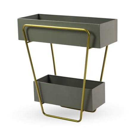 استاند حديد ذهبي بقاعدة ثنائية – 3 ألوان (أسود، رصاصي، أبيض)