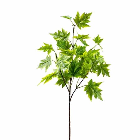 فرع شجرة صناعية بأوراق القيقب (البلان) – طول 85 سم | حديقة السوسن