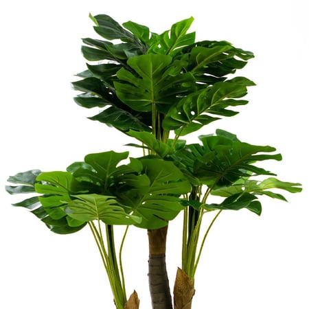 شجرة مونستيرا صناعية – أوراق كثيفة، ارتفاع 100 سم