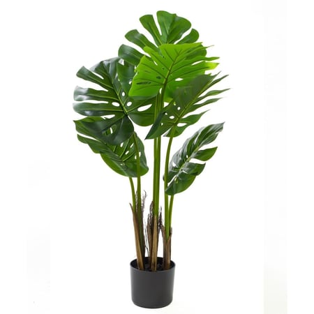شجرة صناعية مونستيرا للديكور المنزلي والمكتبي – 120 سم