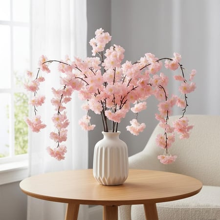 عود زهور الجهنمية الاصطناعية 136 سم – 3 ألوان