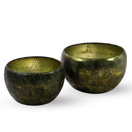 حوض حديد ذهبي – مقاسين (كبير ووسط)