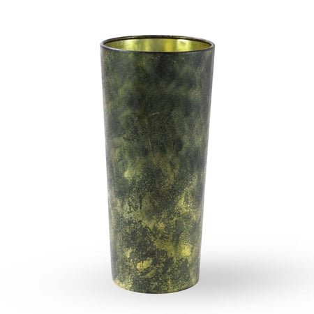 مركن زرع معدني – اسطواني، لون زيتوني متوفر بمقاسين