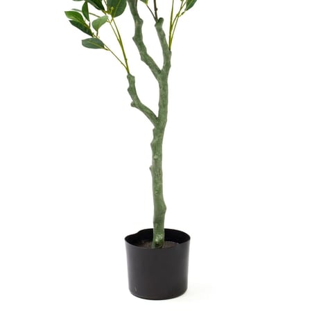 شجرة ليمون صناعية مثمرة 130 سم – أوراق خضراء وثمار واقعية