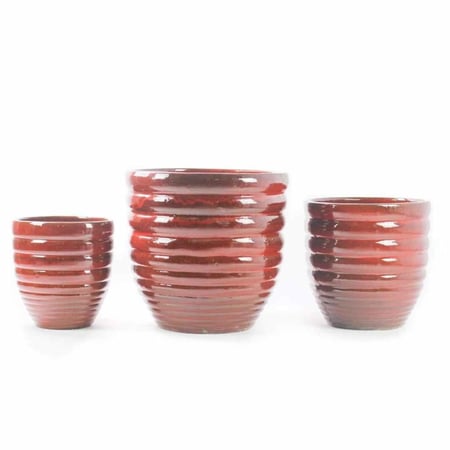 حوض حجري جليز مضلع – 3 مقاسات مختلفة – حديقة السوسن