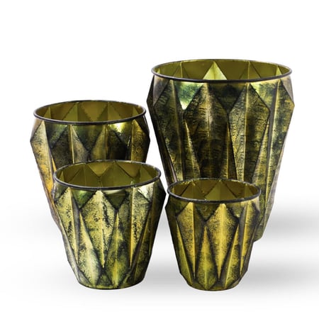 حوض حديد ذهبي كلاسيك – 4 مقاسات