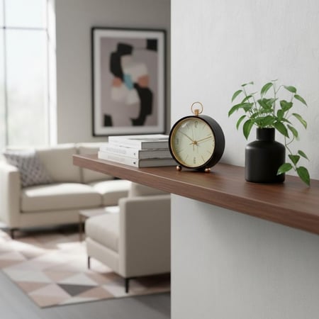 منبه ديكوري – لون أسود وكحلي – من حديقة السوسن