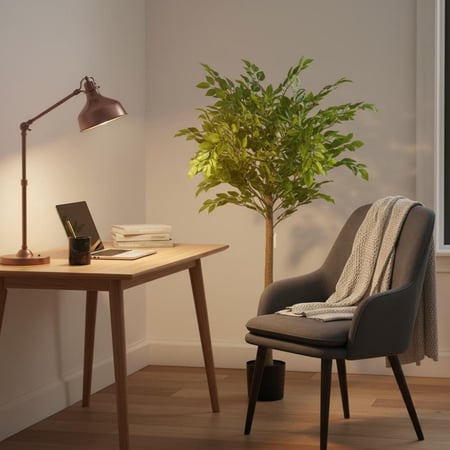 شجرة فايكس صناعية ديكورية – نبات صناعي فاخر للمنزل والمكتب والديكور الداخلي