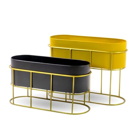 حوض أستاند حديد – لونين – متوفر بمقاسين صغير وكبير