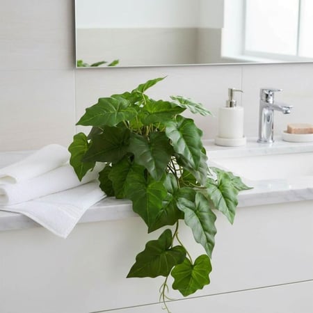 خضار صناعي متدلي – أوراق واقعية 45 سم