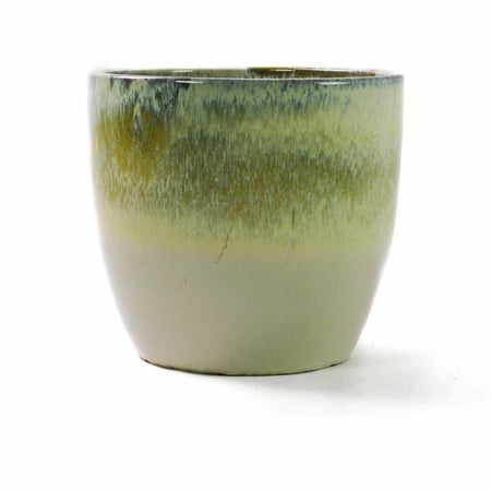 حوض حجري فخار للزرع الطبيعي والصناعي – 4 مقاسات مختلفة –  حديقة السوسن