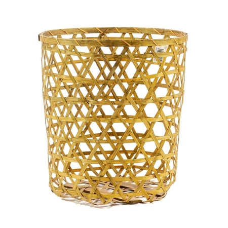 سلة خوص بوهيمي للزرع من الراتان الطبيعي – ديكور للنباتات | حديقة السوسن