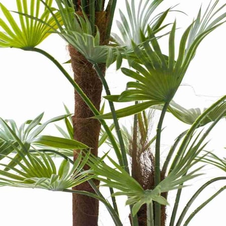 شجرة نخيل صناعية نخلة 5 اصبع بجذعين 165 سم