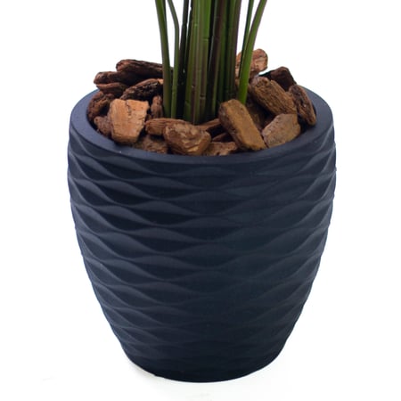 شجرة طائر الجنة الصناعية– 165 سم مع مركن أسود مزخرف