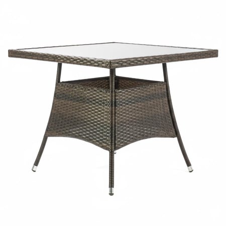 طقم جلسات خارجية – 4 كراسي مع طاولة قهوة ووسائد