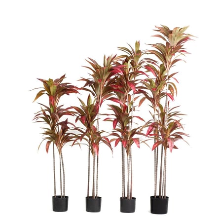 شجرة درسيناء صناعية – أوراق حمراء – متوفرة بـ 4 ارتفاعات