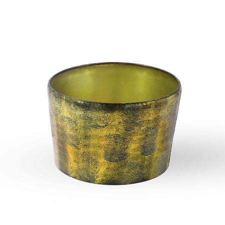 أحواض نباتات معدنية بلون نحاسي مؤكسد – متوفرة بـ 3 مقاسات